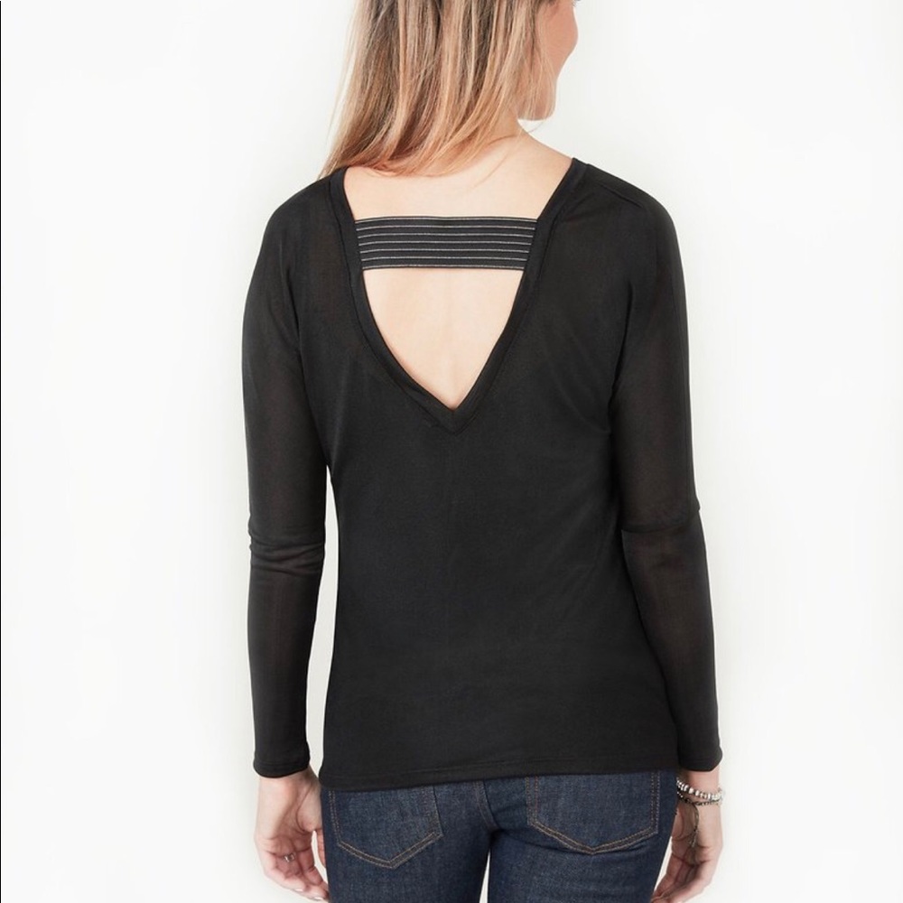 Stella & Dot Sheer Renegade Long Sleeve